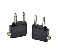 Permanent ABS Metal 3.5 Mm Aviation Sound Processor Outlet Consistently Arrange Phone, Tablet and Flight Entertainment Gold Veneer Aviation Earphone Outlet Link