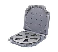 Permanent ABS Polystyrene Tape Roll Holder for 7 Inch Spools Includes Transportable Transport Bag and Secure Ending ABS Aluminum Tape Planner Box