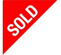 Permanent Adhesive - Estate Agent Stickers - 67 x 67 x 94mm Triangles, 200, Sold