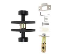 Permanent Alloy Passage Door Locks Matte Black Alloy Hardware Easy Installation Modern Door Hardware