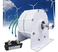 Permanent Alternator 12000W 3 Phase, 12V 24V 48V Electric Motor for DIY AC Applications, Ideal for Vertical Horizontal Turbines