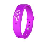 Permanent Battery Water Immune Defeat Smart Bangle with Quiet Alarm Sleep Observer Casual Fit Intelligent Vib Group