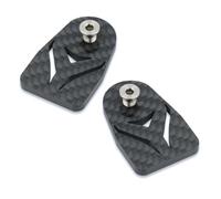 Permanent Carbon Fibers Cycle Stand Against Slip Foot Pad Pliable Plan Strengthened Stability for Various Terrains Velocipede Foot Assist