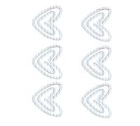 Permanent Clear Paper Clamps with Marker Function Heart Plan School Materials Lovely Teacher Present Marker Clip
