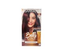Permanent Color - GARNIER - Belle Color - 4.8 Mocha Chestnut - Covers 100% white hair - Enriched with wheat germ oil