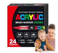 Permanent Drawing Pens - Multifunctional Finish, Brush Set, Creative Art Pens | Artistic Scenery for Illustrations, Sketches, Works, Creative Daily Activities, Drawings in