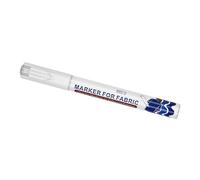 Permanent Fabric Pen, 2mm Line Width, Quick Drying, Water Resistant, White Marker for Clothes, Bags, Shoes, Colouring, Drawing Marker
