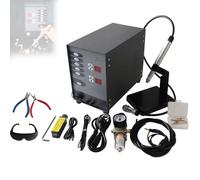 Permanent Jewelry Welder Kit, Automatic Spot Welder with Adjustable 50-600A, for Gold, Aluminum, Titanium, and Orthodontics, Jewelry Repair Tool