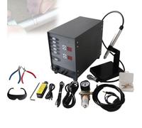 Permanent Jewelry Welder Kit, Pulse Argon Arc Welding, Adjustable 50-600A, for Gold, Aluminum, Orthodontics, Jewelry Repair