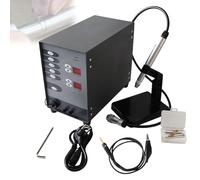 Permanent Jewelry Welder Kit, Pulse Argon Arc Welding, Adjustable Current 50-600A, for Gold, Aluminum, Orthodontics, Jewelry Restoration