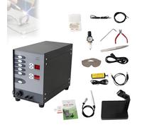 Permanent Jewelry Welder Kit, Pulse Argon Arc Welding, Adjustable Current 50-600A, for Gold, Aluminum, Orthodontics, Jewelry Restoration