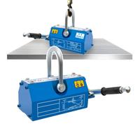 Permanent Lifting Magnet with Anti-Slip Handle, U-Shaped Groove Design, High-Strength Lifting Ring, Max Force 300-1500kg, Ideal for Metal Handling and Steel Plate