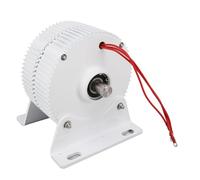 Permanent Magnet Alternator 48V High Power 3 Phase AC Wind Synchronous Generator Dual Axes Serrated Design for Vertical Horizontal Wind Turbine Generators Aluminum Alloy Carbon (400w)