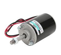 Permanent Magnet DC Brushed Motor 30W High Speed 12V 24V Electric Motor with Large Torsion Copper Wire for Generators CW CCW Control 3500 RPM