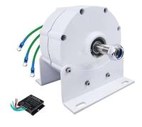 Permanent Magnet Generator, 3 Phase Gearless Low RPM 10000W/12000W 12V 24V 48V, Free Energy Motor for Wind and Water Turbines, DIY Generator
