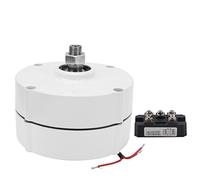 Permanent Magnet Generator 400W 3-Phase Alternator for DIY Wind Turbine Gearless NdFeB Rare Earth PMG, High-Efficiency AC to DC Rectifier Output, 12V Output Voltage