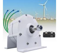 Permanent Magnet Generator, Gearless Electric Motor, High Power 5000W to 12000W, Efficient Energy Solution for Off-Grid and Renewable Applications