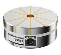 Permanent Magnetic Chuck 5" Heavy Duty with Mechanical Switch, 160N/cm² Holding Force, No Power Required, Ideal for Grinding Machine and Magnetic Workpieces