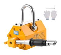 Permanent Magnetic Lifter, 100kg-10T, N42, Release Handle, For Steel Plate | Magnet Lifter, 100kg-10T, N42, Release Handle, Steel Lifting(1T (2205 lbs) - steel 40-80cm)
