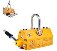 Permanent Magnetic Lifter 220/440/880/1320 Lbs Capacity, Heavy-duty Magnetic Lifting Tool for Steel Plates & Panels, Ideal for Workshop Cranes, Strong Lifting Magnet 440lbs/200kg