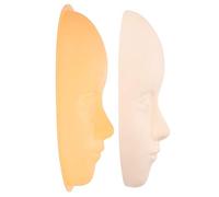 Permanent Makeup Skin, 5D Face Head Tattoo Practice Permanent Makeup Microblading Eyebrow Lip Training Silicone Fake Skin Kits (Tattoo Accessory Set)