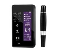 Permanent Makeup Tattoo Machine Intelligent Digital Touch Screen Optic Machine Stainless Steell Tattoo Machine Gun for Eyebrow Lip Eyeliner Microblading (Black)