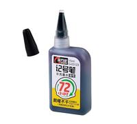 Permanent Marker Refill - 15ML Oil Based Waterproof Ink | Long Nib Deep Hole Marking Solution Multicolor Carpenter Accessory | Fade Resistant Smudge Proof Precision Tracing Formula for Woodworking