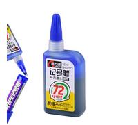 Permanent Marker Refill Ink - Super Color 72Hours Oil-Based Refill, Multicolor Ink Set | Waterproof Drawing Accessories for Woodworking, Art, Crafting, Office Work, Educational Use