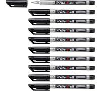 Permanent Marker - STABILO Write-4-all Super Fine Box of 10 Black