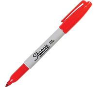 SHARPIE Fine Point Permanent Markers, Red, 1 Count