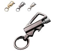 Permanent Match Infinity Lighter, with Dual-Side Flint Fire Starter,Reusable Waterproof Strike Anywhere, Match Strike for Outdoor Camping Hiking Survival (Gray)