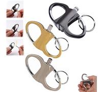 Permanent Match Infinity Lighter with Keychain, 2025 New Keychain Lighter, Metal Keychain Unlimited Waterproof Matches, Portable Emergency Fire Starter Striker Set for Outdoor Camping (3 Colors-3PCS)