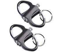 Permanent Match Infinity Lighter with Keychain, The Forever Lighter, Emergency Fire Starter Striker Set, Metal Keychain Unlimited Waterproof Stick (2 PCS)