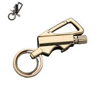 Permanent Match Infinity Lighter with Multitool Keychain Bottle Opener, Reusable Waterproof Match Strike Anywhere, Forever Flint Fire Starter for Outdoor Survival, for Men (Brown)