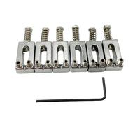 Permanent Metal Mixture Electric Guitar String Deposit Bridge Pad for Long Permanent Execution Stable Adjusting Simple Metal Mixture Guitar Bridge Pad