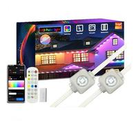 Permanent Outdoor Lights, 12/15m RGB Eaves Lights with App Control Remote, Smart Rainbow Led Permanent Outdoor Light, IP67 Waterproof Lights Outdoor Under Eave Lighting for House Garden Party Decor