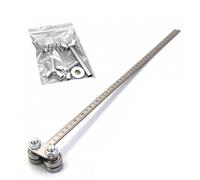 Permanent Rustless Positioning Measure 60cm 3mm Thick Strengthened Stability for Cutting Measurement Various Materials Global Substance Cutter