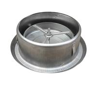 Permanent Rustless Ventilation Diffuser Simple Installation for Ceiling Otherwise Wall Mounting 5.51 Inch Diameter Low Noise Quiet Outlet