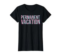 Permanent Vacation Value Graphic T-Shirt, Women, Black, XS