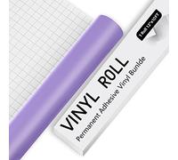Permanent Vinyl for Cricut - 10Ft Matte Purple Adhesive Vinyl Sheets, vinyl for Cricut, Silhouette & Cameo, Vinyl for Mug, Cup, Window & Home Deco,and other DIY projects