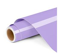 Permanent Vinyl for Cricut, 12" x4ft Light Purple Self Adhesive Vinyl Roll for Cricut and Silhouette Cameo, Purple Vinyl for Party Decoration, Window Stickers, Home Decor