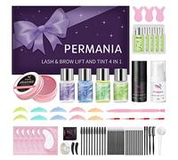 PERMANIA Lash & Brow Lift and Tint Kit, Safe Formula | Beginner Friendly