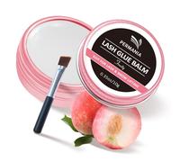 PERMANIA Lash Lift Glue, Eyelash Lift Glue Balm, Fast Drying White Peach Scent Fragrance Lash Lift Adhesive for Lash Perm and Brow Lamination -10g