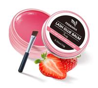 PERMANIA Lash Lift Glue, Strawberry Scent Eyelash Glue Balm for Eyelash Perming and Brow Lamination, Strong Lash Curling Adhesive for Salon and Home Use -10g