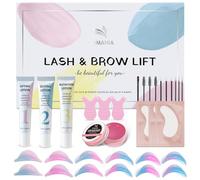 PERMANIA Lash Lift Kit - Complete Korean Eyelash Lift Kit, 2025 Upgraded Brow Lamination and Eyelash Perming Kit - with Lash Lift Glue Balm - DIY Salon Curl Results at Home