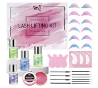 PERMANIA Lash Lift Kit, Lash Lift at Home, Gentle Formula Eyelash Perming Kit & Brow Lamination Kit, Up to 4 Weeks Curl, for Salon and Home Use