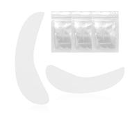 PERMANIA Lash Pads, Eyelash Pads for Lash Extensions, Eyelash Pads for Lash Lift, Reusable Lash Pads, Silicone Material for a Skin-Friendly Fit, Cruelty-Free (White）