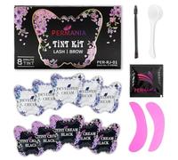 PERMANIA Lash Tint Kit, Eyelash Tint & Eyebrow Tint Black, 2 in 1 Lash and Brow Dye Kit, Natural-Looking Color | Easy to Use, Last Up to 4 Weeks