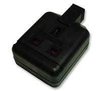 Permaplug Rubberised Socket - 13A/Black