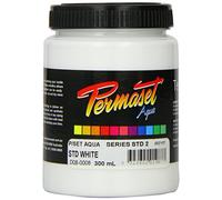 Permaset Aqua 300ml Fabric Printing Ink - Standard White